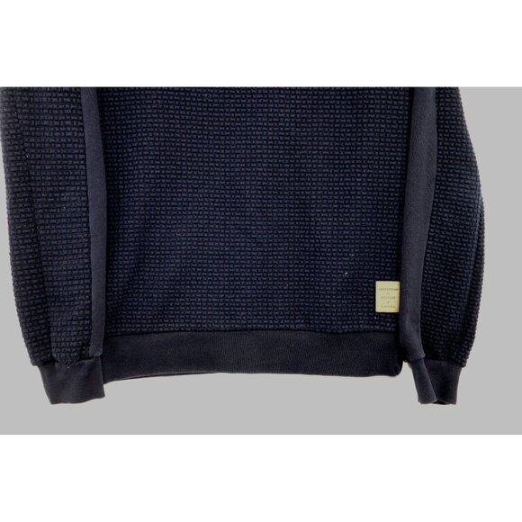 Scotch & Soda Amsterdam Couture Mens Hoodie Textured Sweater Waffle Knit Small - Picture 5 of 12